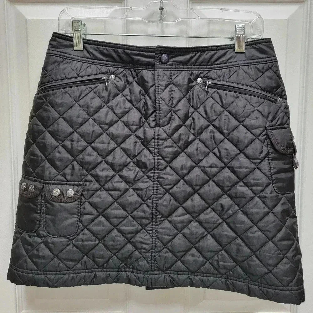 Athleta Women's Quilted Puffer Snow Stopper Skirt Size 4 Tall